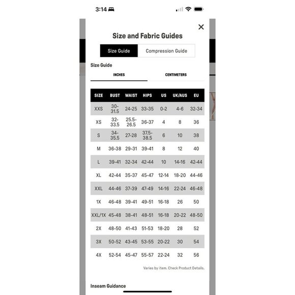 Fabletics Define PowerHold Mid Rise Legging SZ XS check measurements Pink blush - Picture 10 of 10